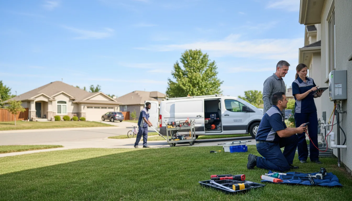 Tankless water heater service in Hurst, TX